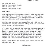 Letters & Comments
