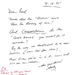 Letters & Comments